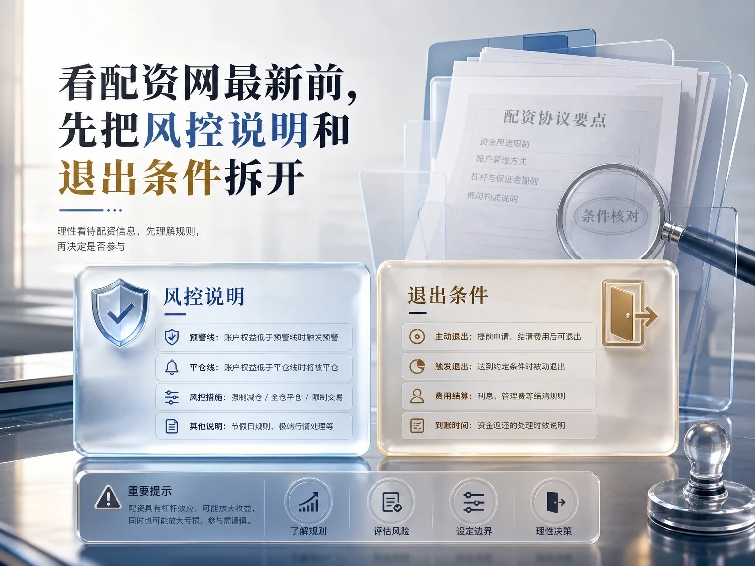 看配资网最新前，先把风控说明和退出条件拆开 插图