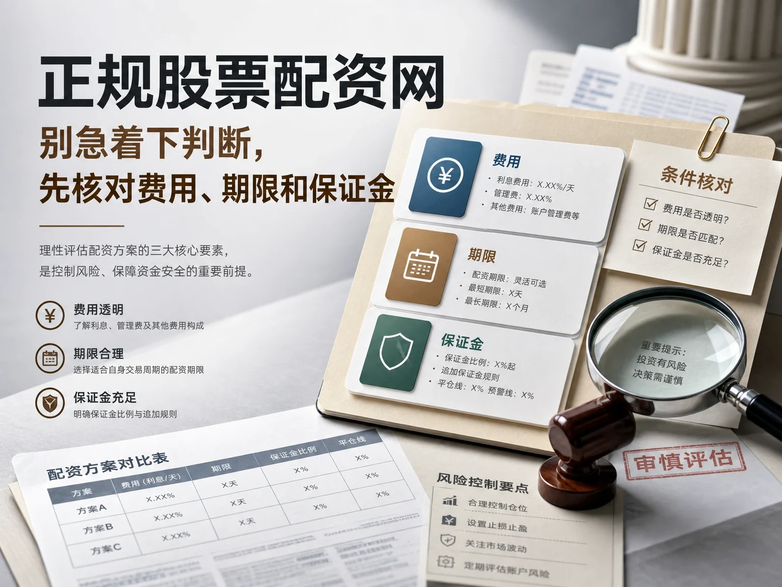 正规股票配资网别急着下判断,先核对费用、期限和保证金 插图