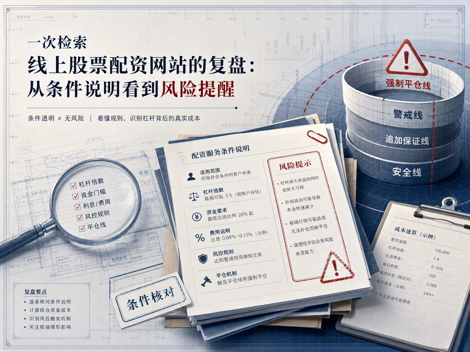 一次检索线上股票配资网站的复盘：从条件说明看到风险提醒缩略图